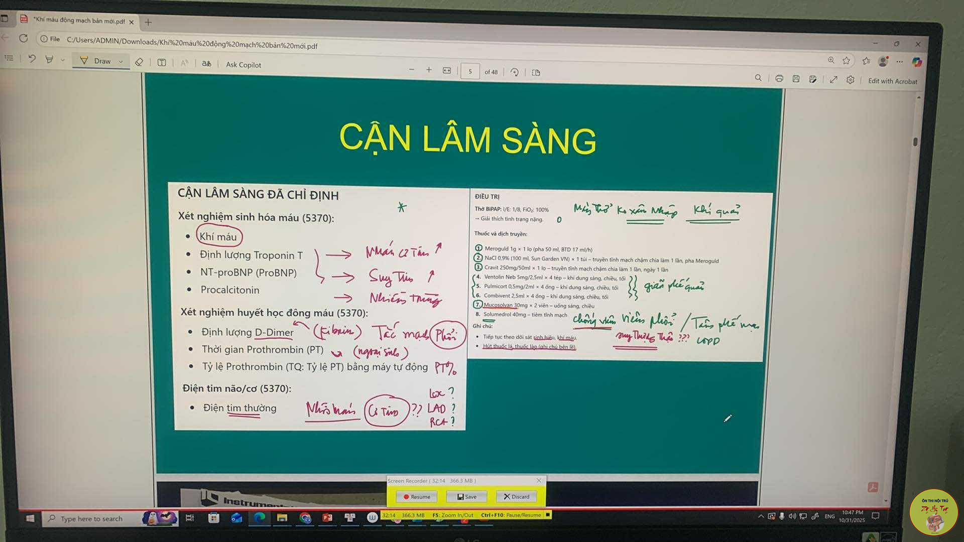 KHÓA HỌC NỘI KHOA ONLINE